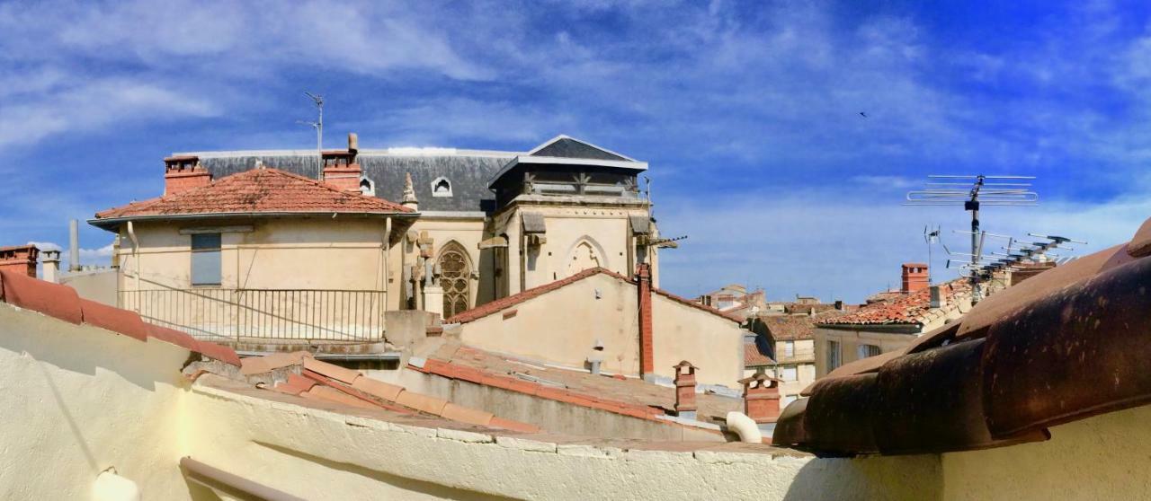 Joli Studio Avec Terrasse-Jardin Sur Les Toits, Coeur Historique Montpellier Exterior foto